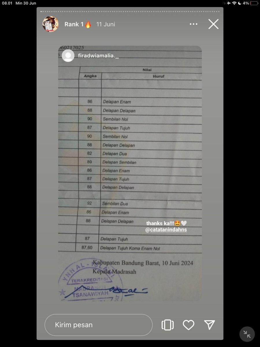 Image for FOTO KORBAN KECANDUAN BELAJAR PAKE "CATATAN INDAH" (GESER GAMBAR/CEK HIGHLIGHT IG CATATANINDAHNS BAGIAN "RANK 1"