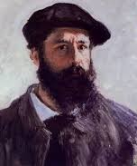 image for Claude monet button