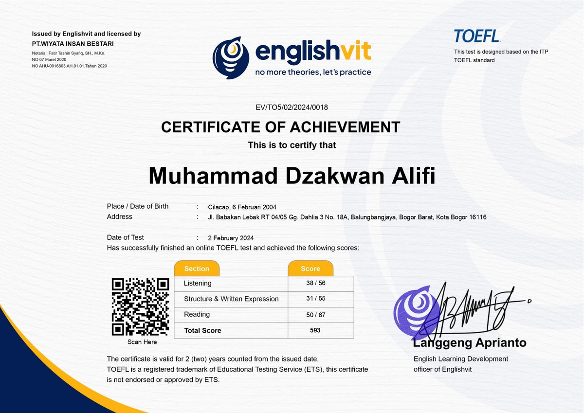 Image for 📜 Certifications