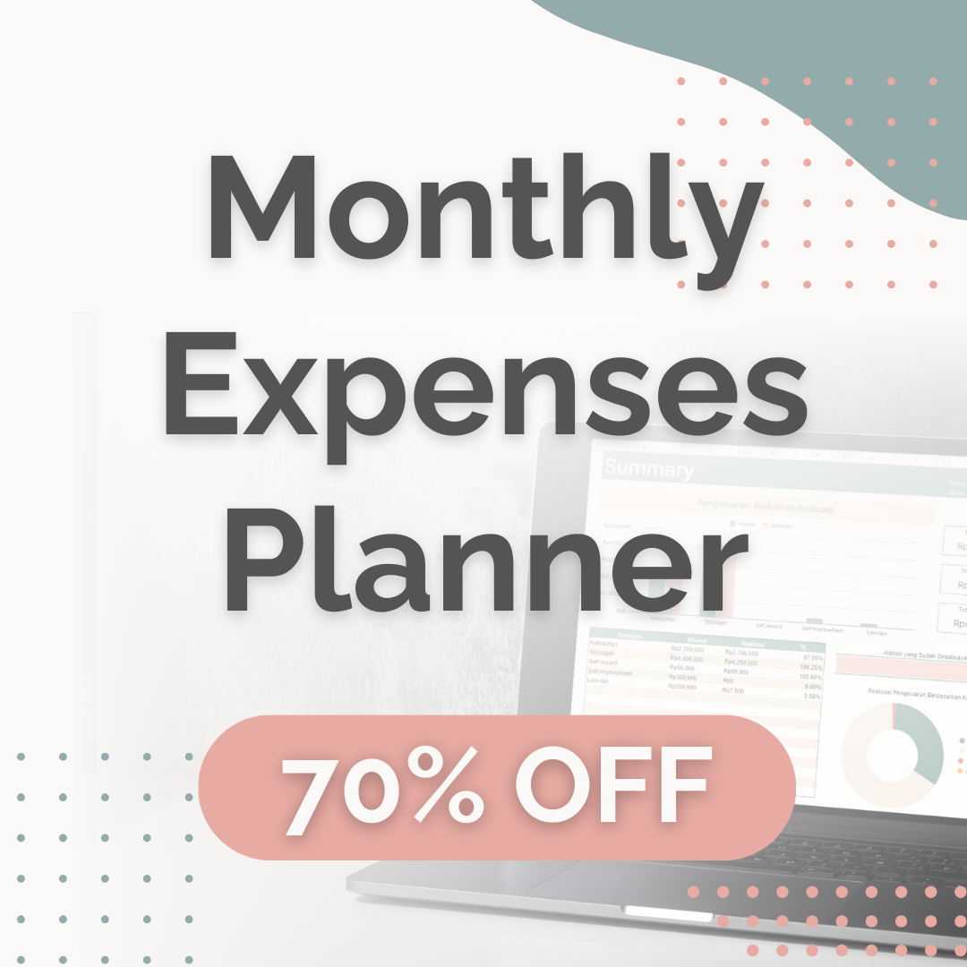 image for [70% OFF] Monthly Expenses Planner  button