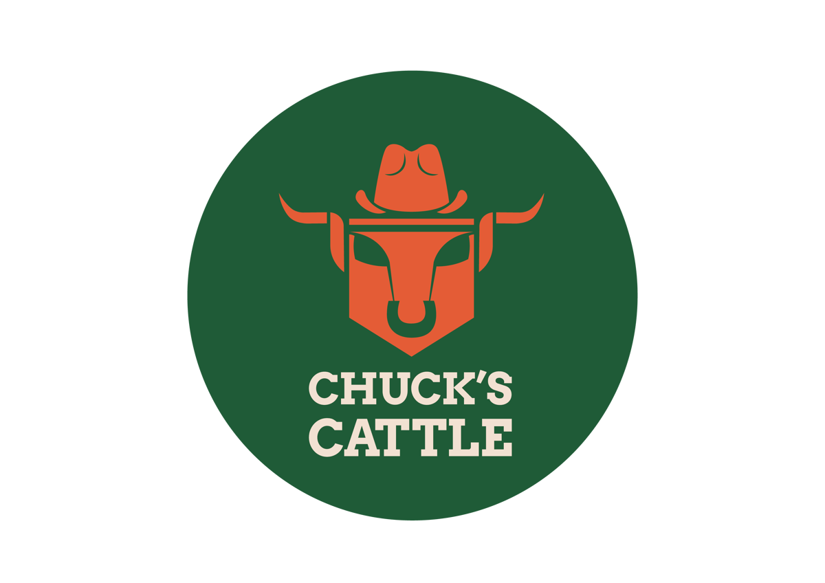 image for Chuck's Cattle button