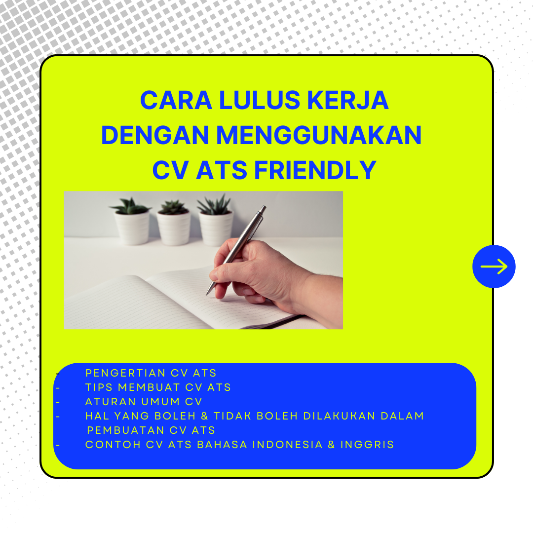 image for E-BOOK CARA LULUS KERJA DENGAN MENGGUNAKAN CV ATS FRIENDLY (PAKET LENGKAP) button