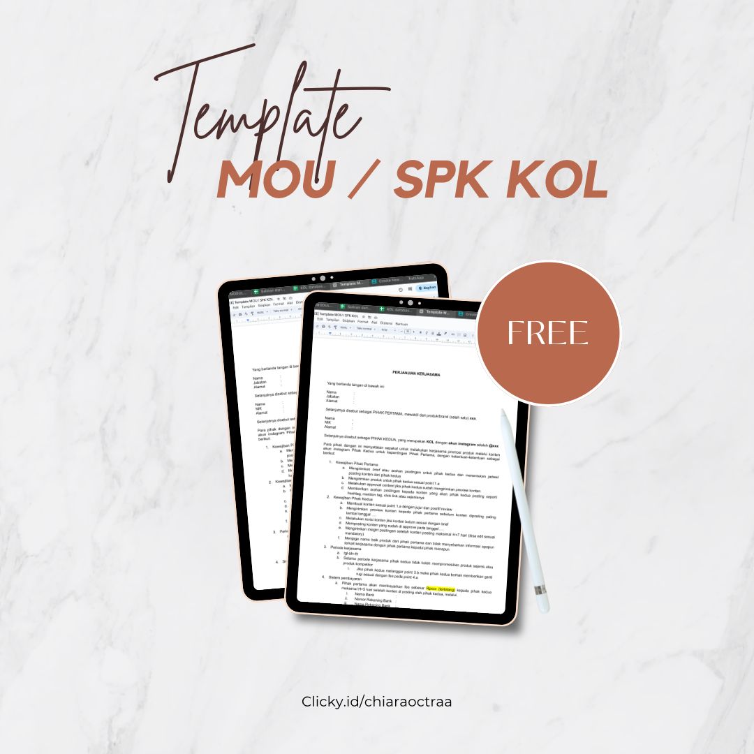 image for [FREE] Template MOU / SPK KOL button