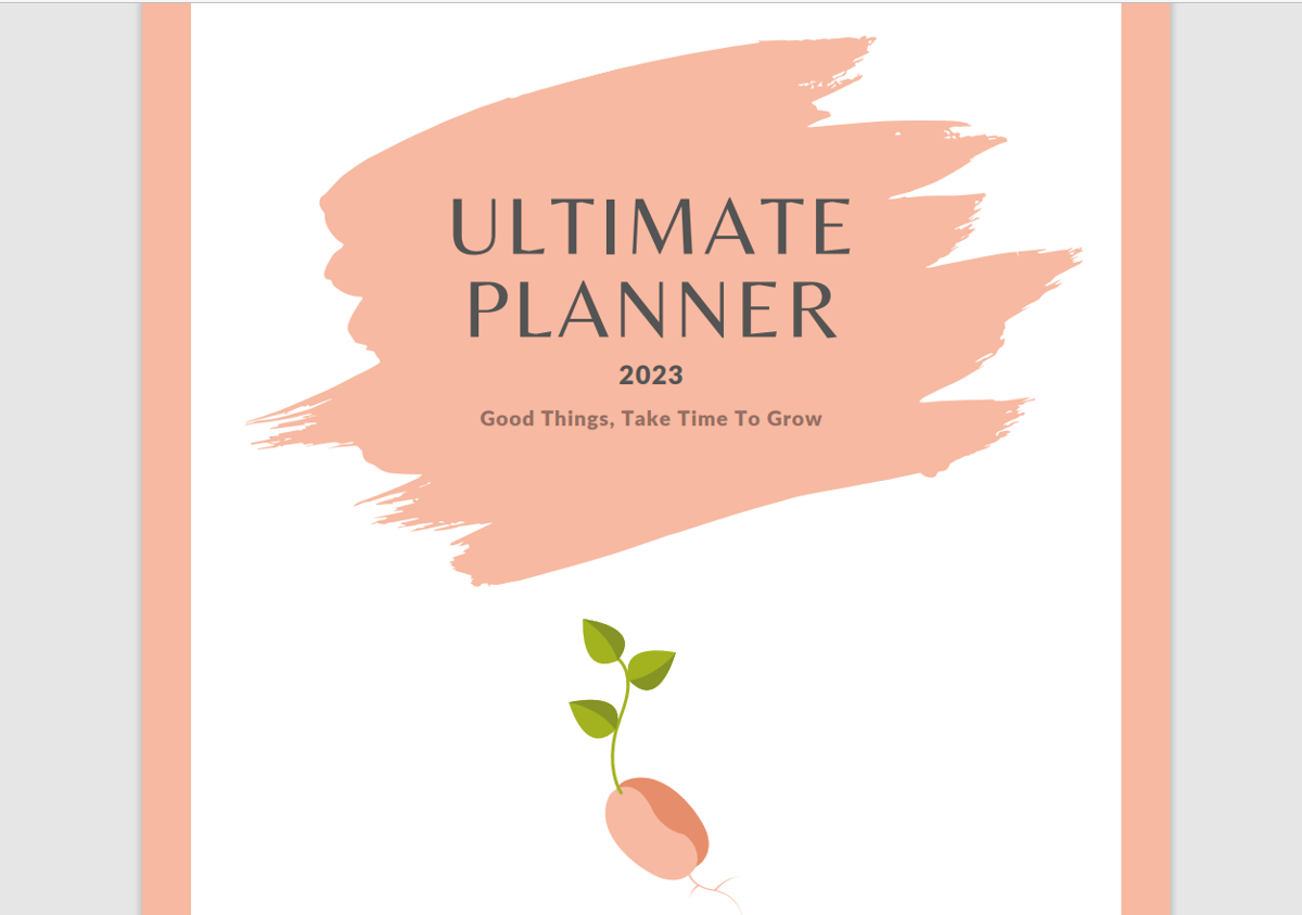 image for ultimate bundle digital planner  button