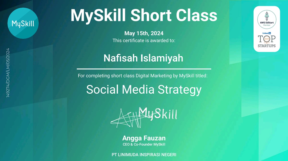 Image for SHORT CLASS MYSKILL