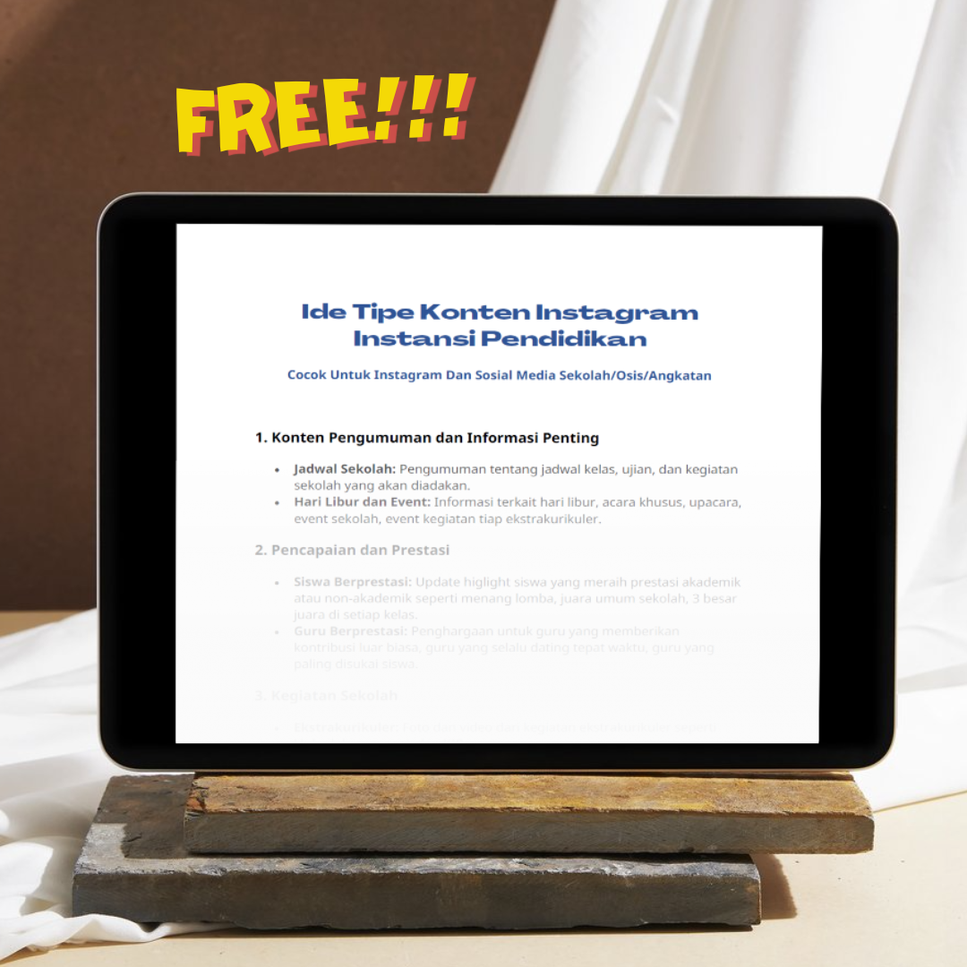 image for Ide Konten Instagram untuk Instansi Pendidikan button