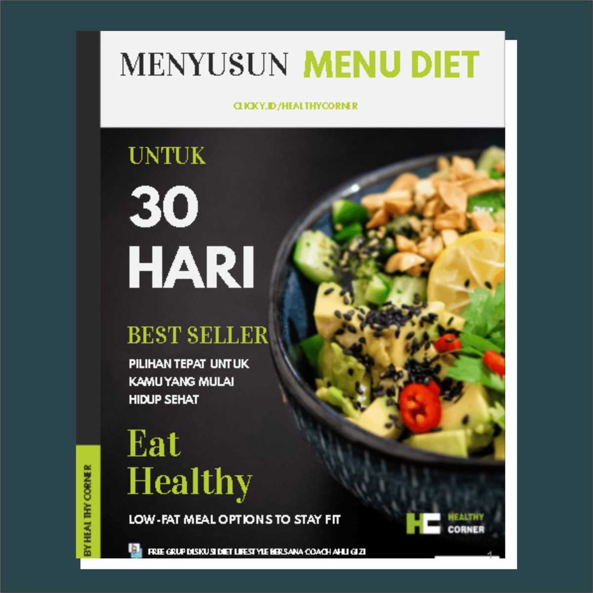 Free e-Book Menyusun Menu Diet Untuk 30 Hari by Healthy Corner