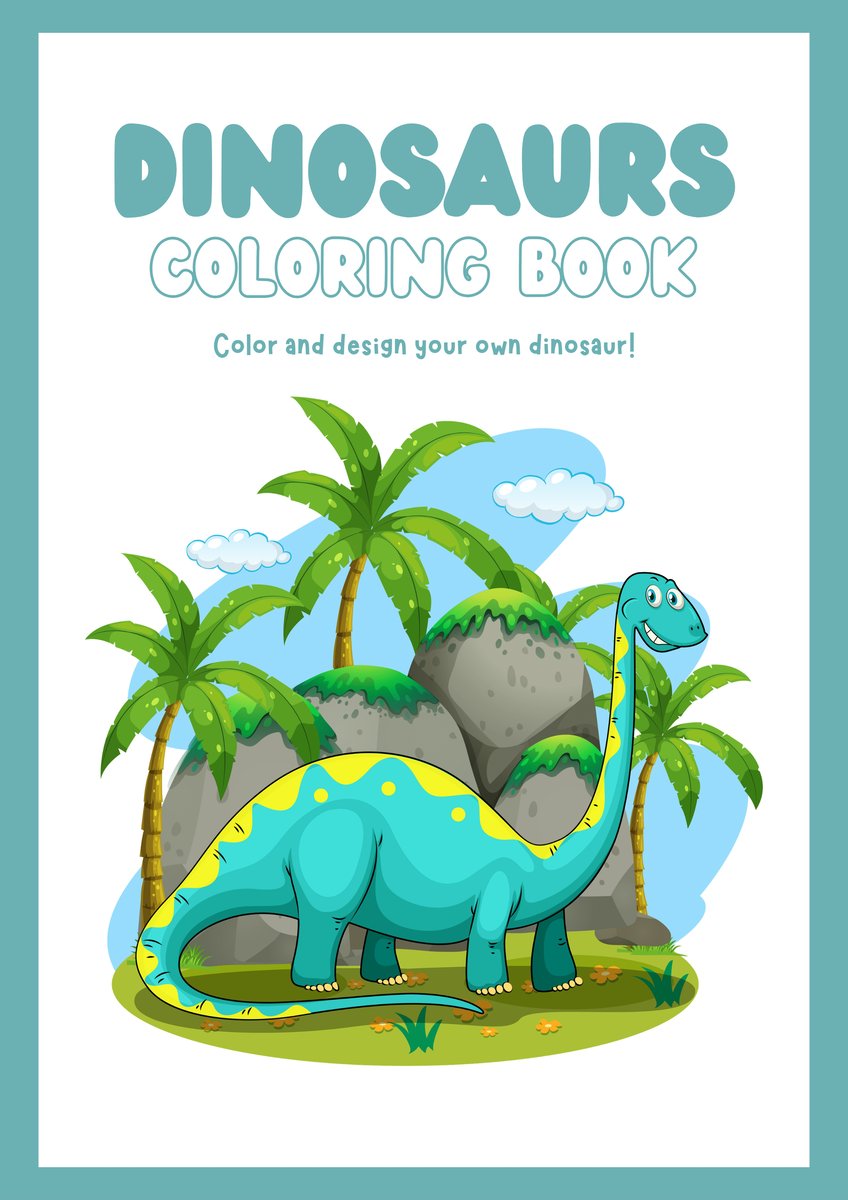 image for [GET] 19 Printable Coloring Page Dinosaurus button