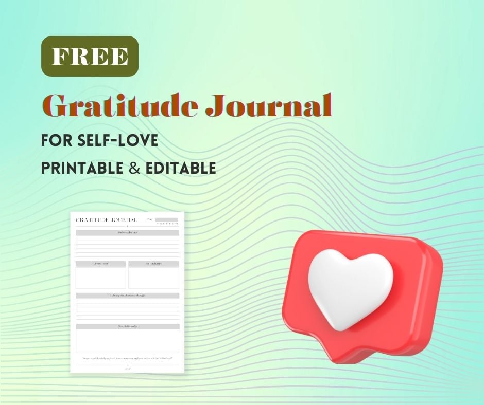image for [FREE] Gratitude Journal (1 template) button