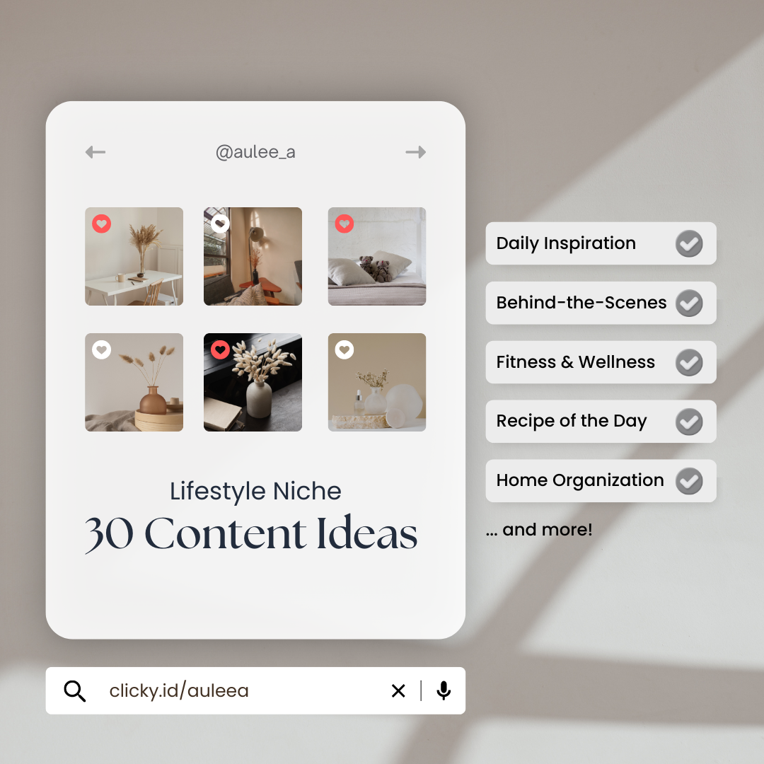 image for 30 Content Ideas for Lifestyle Creator button