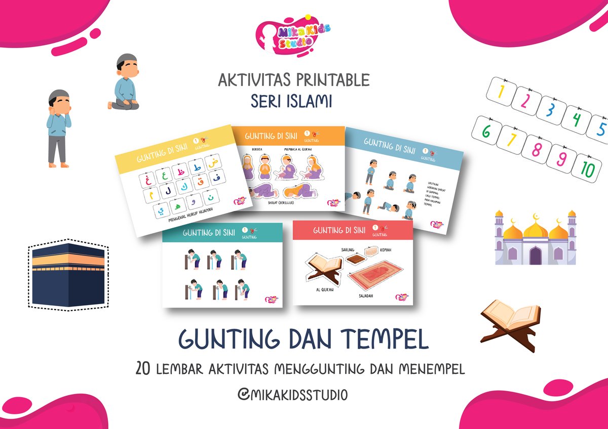 image for Potong dan Tempel (Cut and Paste) Seri Islami button