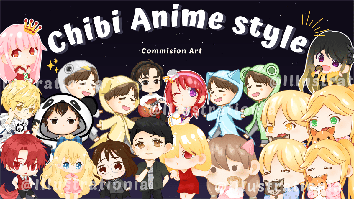 image for Chibi Anime Style - Full Body  button