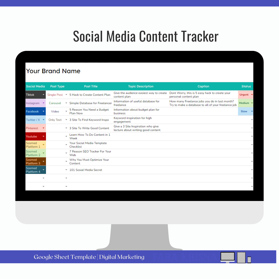 image for Social Media Content Tracker button