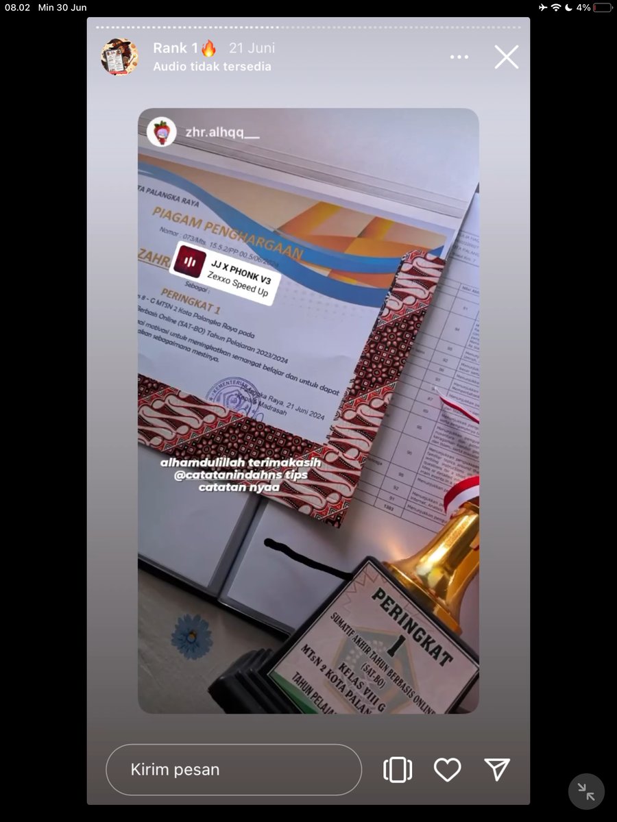 Image for FOTO KORBAN KECANDUAN BELAJAR PAKE "CATATAN INDAH" (GESER GAMBAR/CEK HIGHLIGHT IG CATATANINDAHNS BAGIAN "RANK 1"