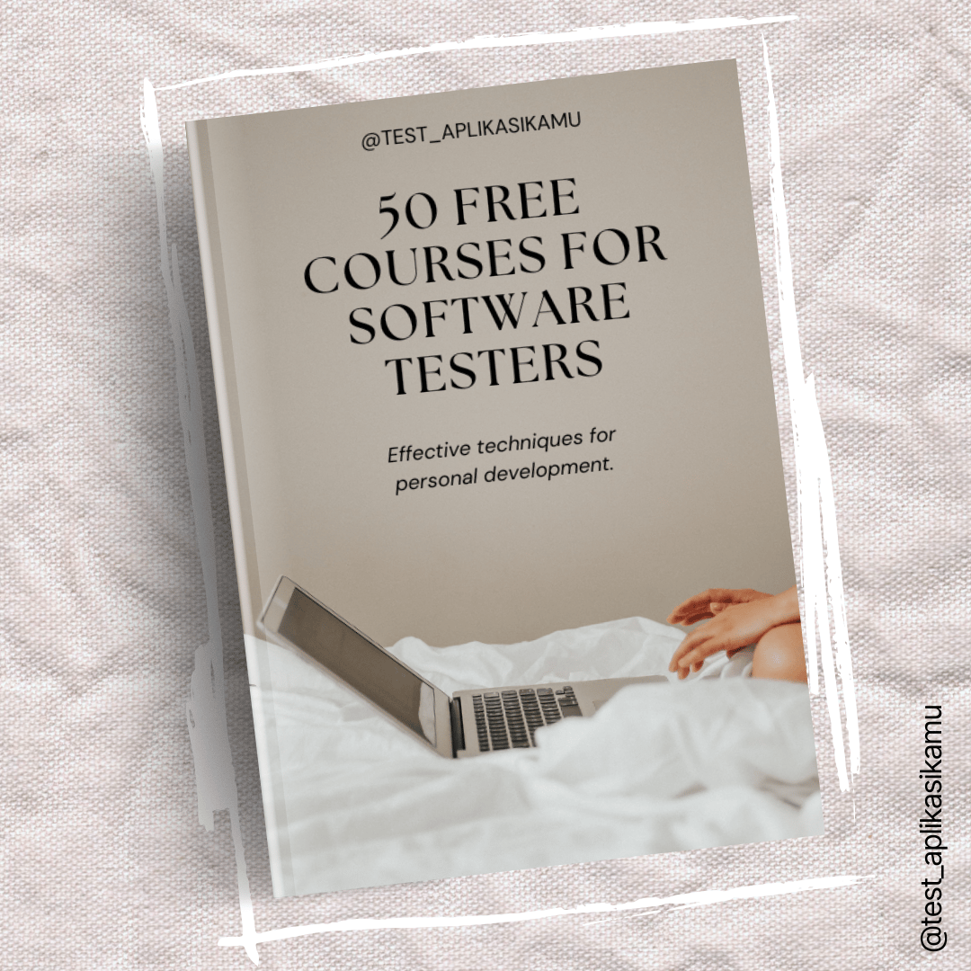 image for E-Book Quality Assurance 101: 50 Free Courses For Software Tester button