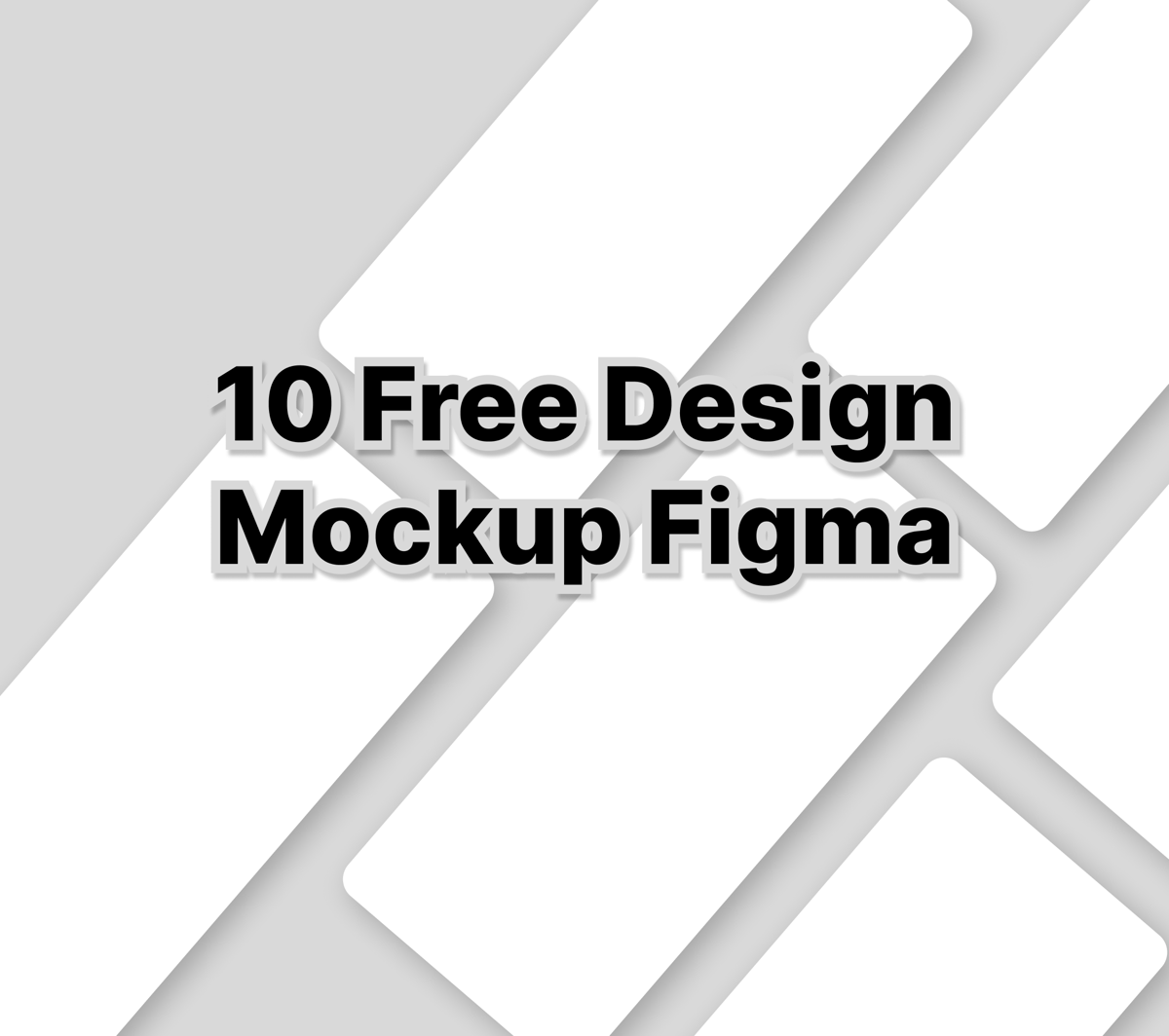 image for Free template mockup mobile button