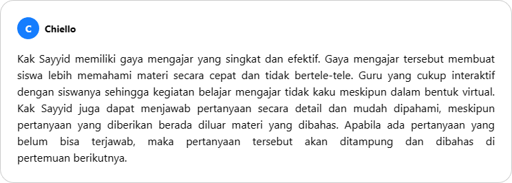 Image for 😊 What They Say About My Course