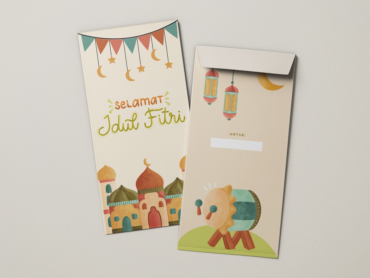 image for Premium Printables Amplop dan Kartu Lebaran button