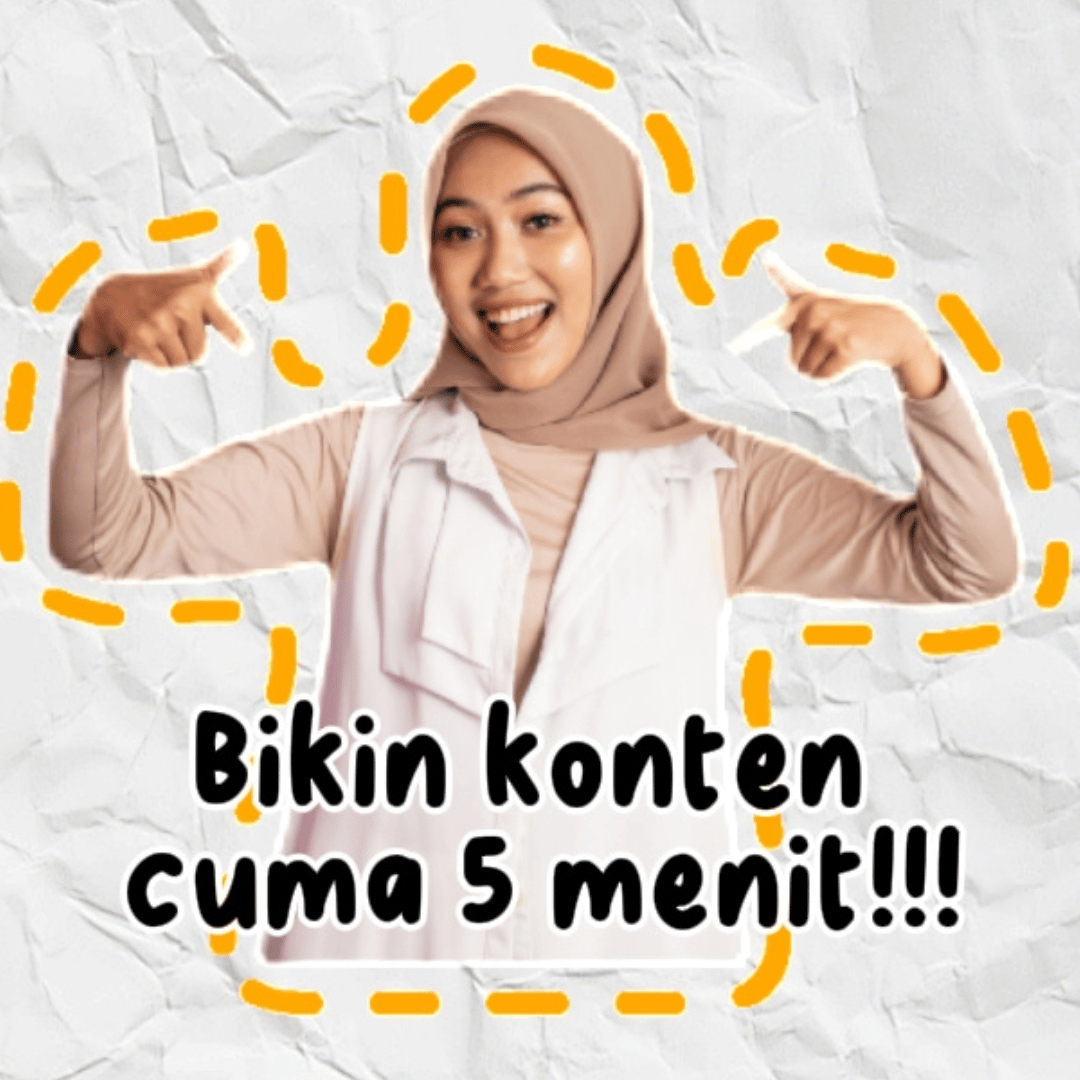 image for Bikin Konten Cuma 5 Menit button