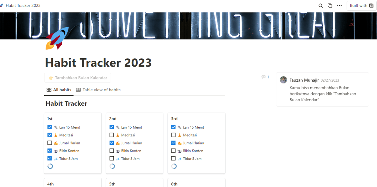 image for Habit Tracker button