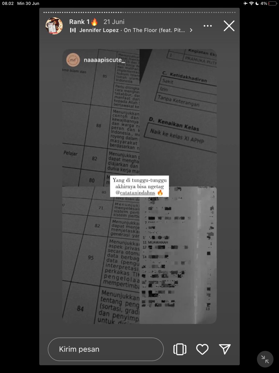 Image for FOTO KORBAN KECANDUAN BELAJAR PAKE "CATATAN INDAH" (GESER GAMBAR/CEK HIGHLIGHT IG CATATANINDAHNS BAGIAN "RANK 1"