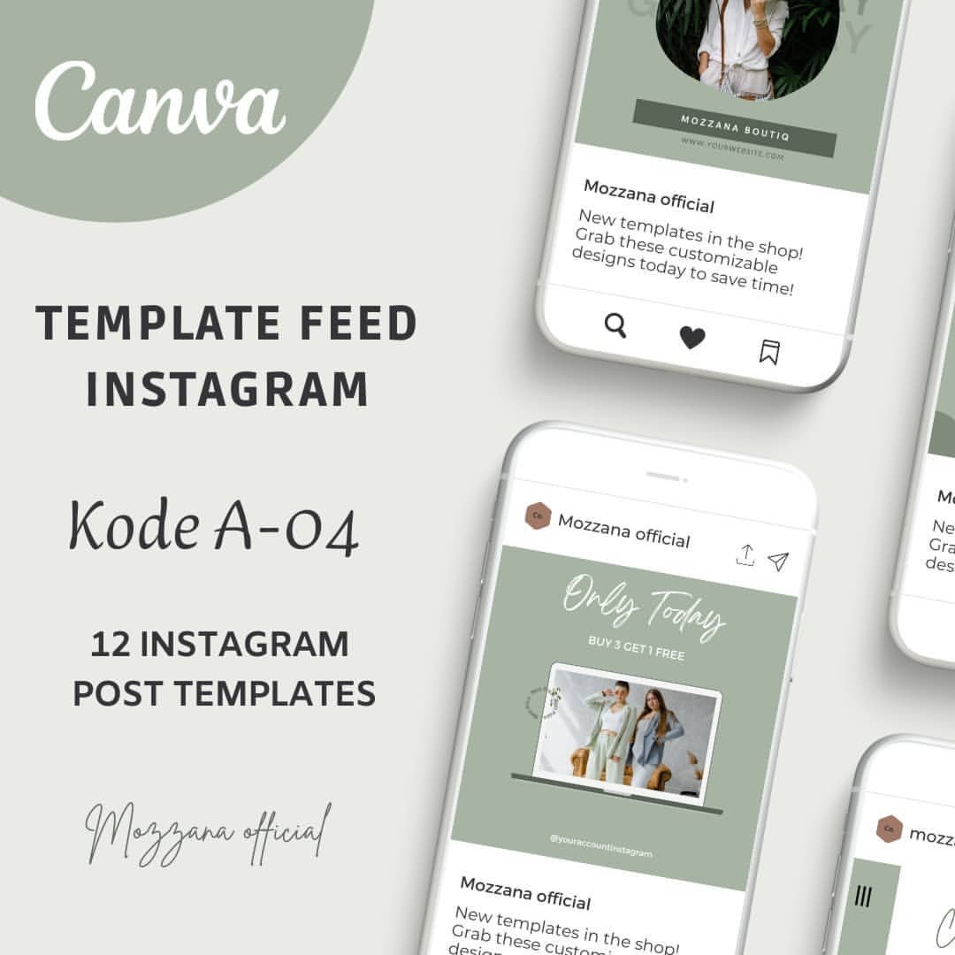 image for Template Feeds Instagram Aesthetic Series A-04 button