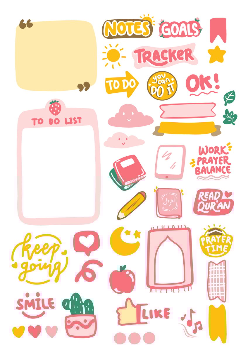 image for [79+ Printable Sticker] Journal/Planner button