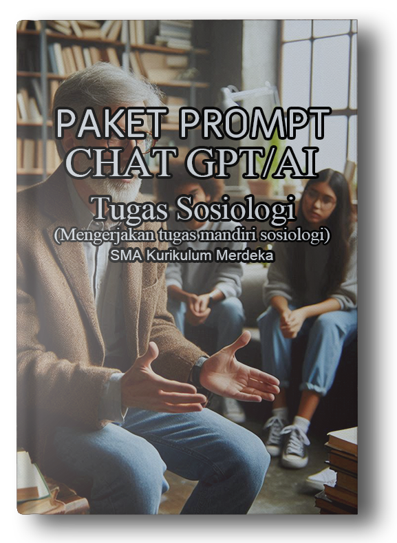 image for (XI) E-BOOK PAKET PROMPT CHAT GPT TUGAS SOSIOLOGI SMA KURIKULUM MERDEKA KELAS 11. SAT SET BERES! button