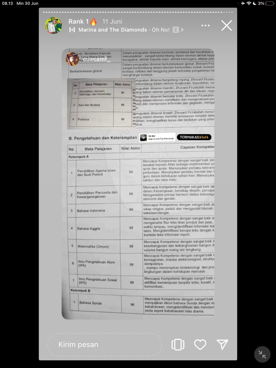 Image for FOTO KORBAN KECANDUAN BELAJAR PAKE "CATATAN INDAH" (GESER GAMBAR/CEK HIGHLIGHT IG CATATANINDAHNS BAGIAN "RANK 1"