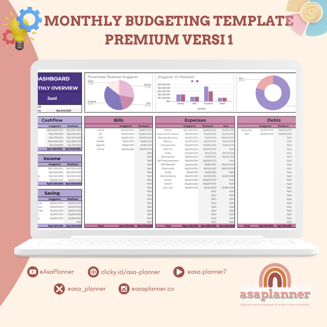 image for Personal Monthly Budgeting  button