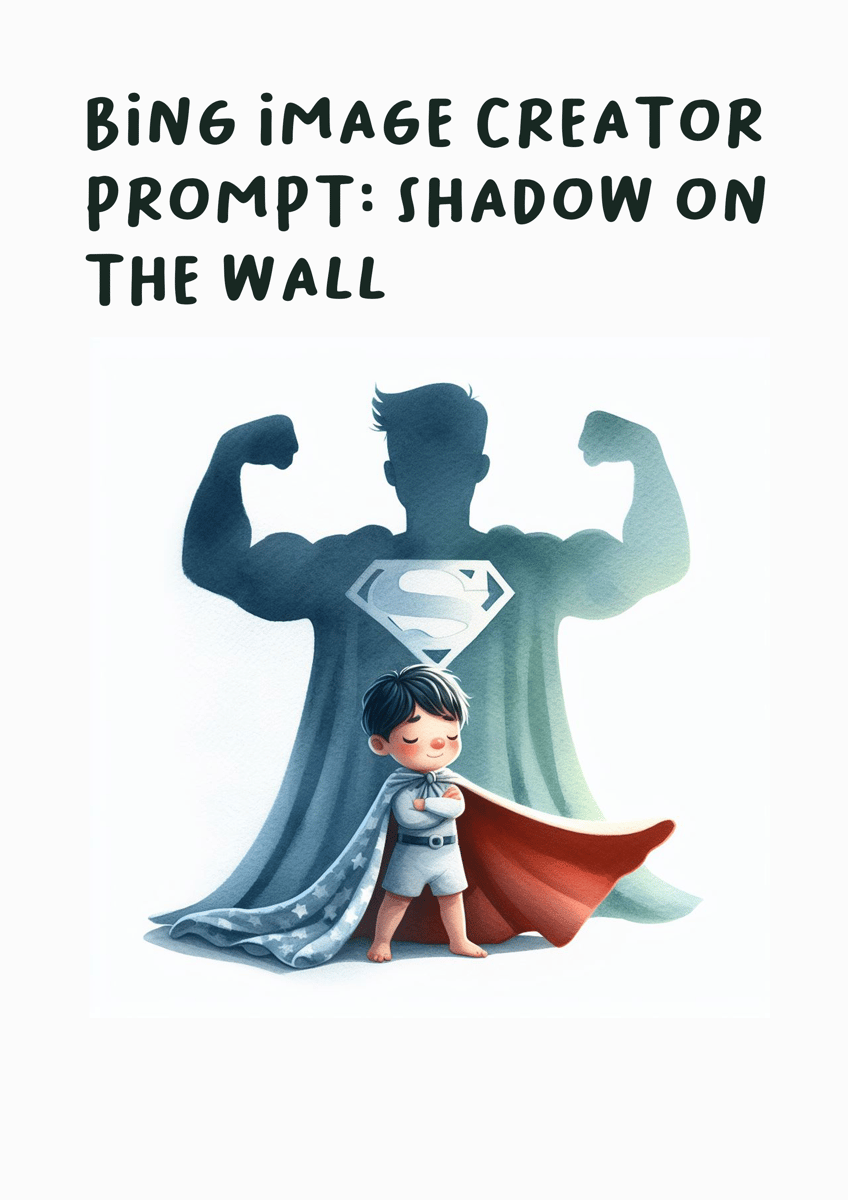 image for BING IMAGE CREATOR : SHADOW ON THE WALL button