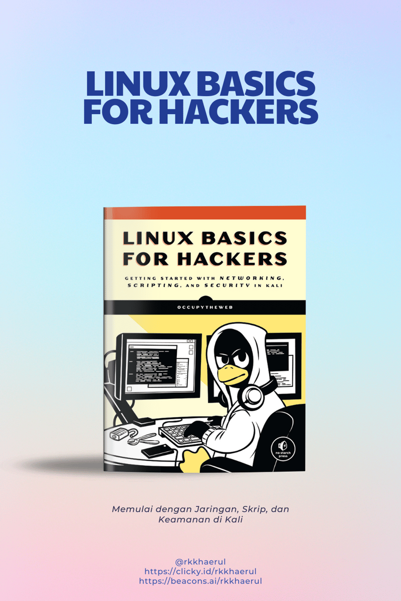 image for E-Book Linux Basics for Hackers button