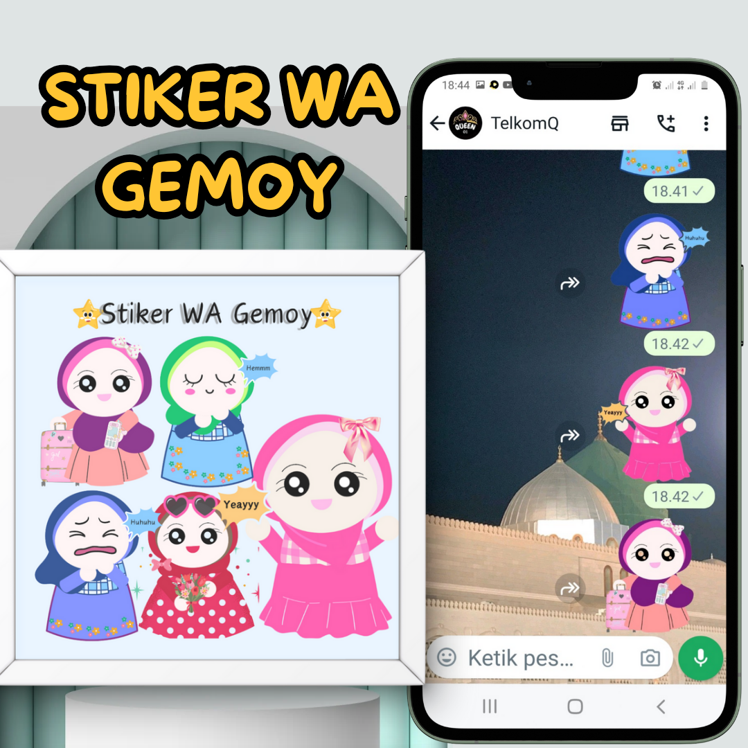 image for Stiker Wa GEMOY button