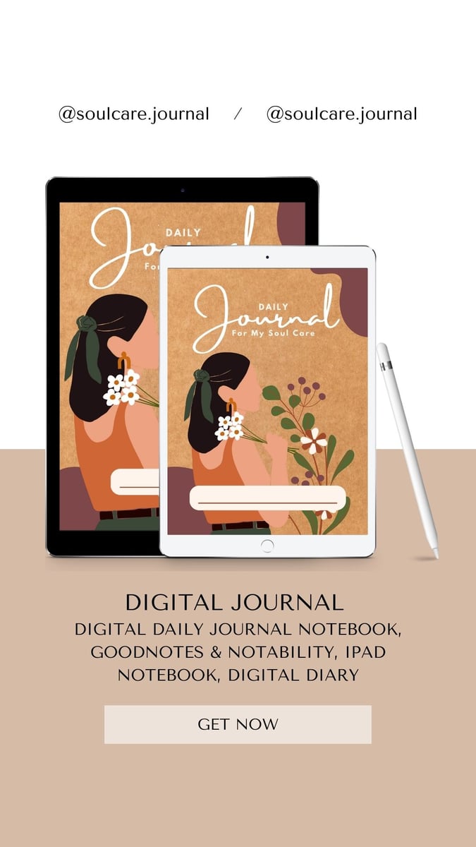 image for Soul Care Digital Journal Notebook button