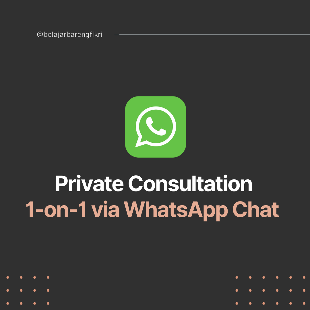 image for [FREE] Private Mentoring 1-on-1 via WhatsApp 📲 button