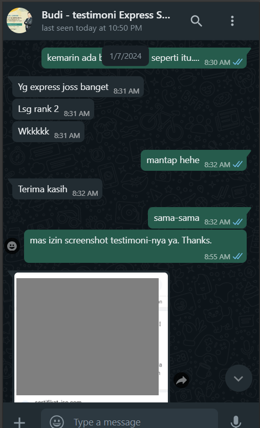 Testimoni 1