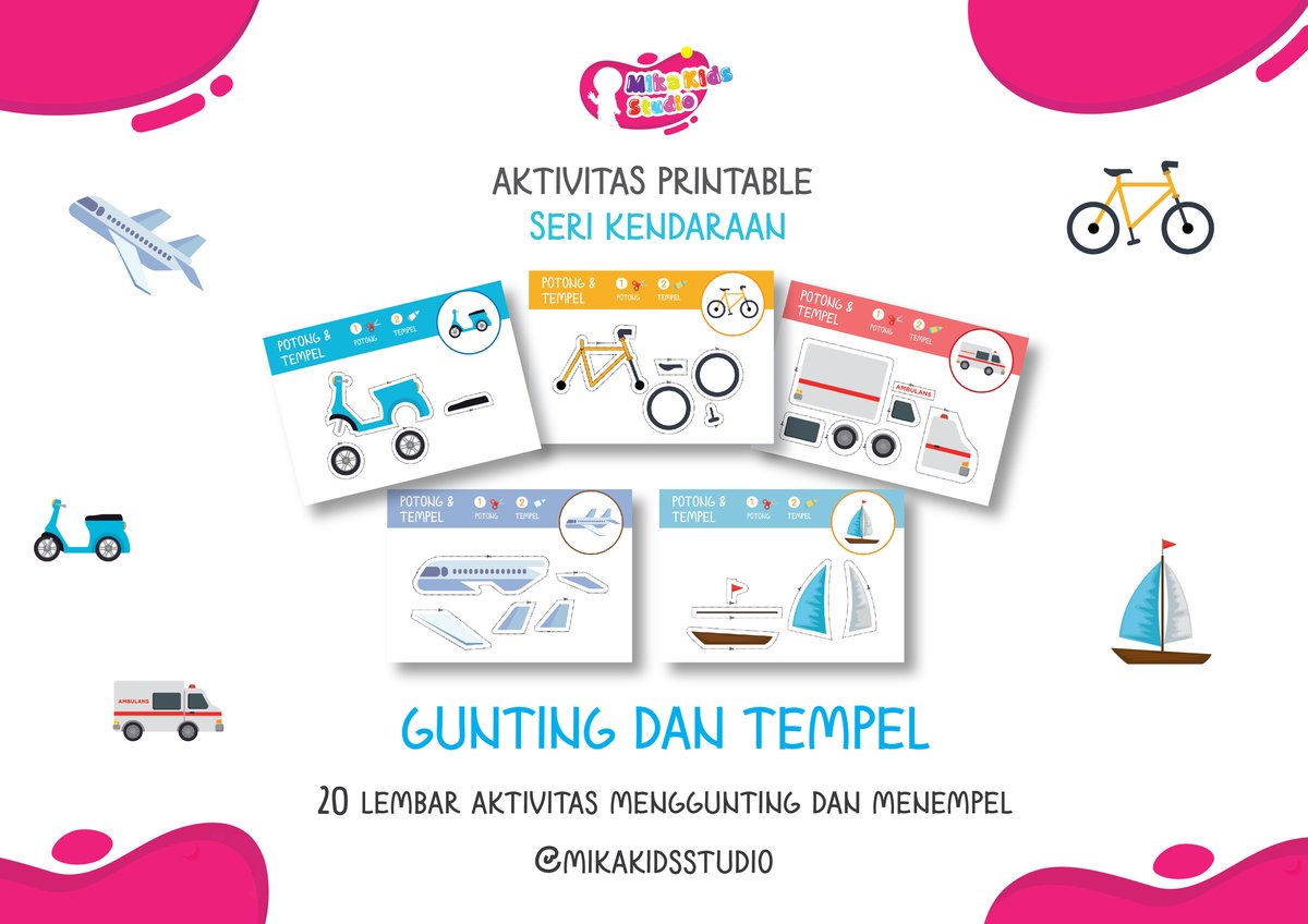 image for Seri potong dan tempel (Cut and Paste) Seri Kendaraan button