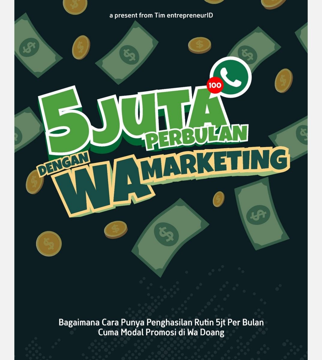 image for 5 juta per bulan dari WA Marketing button