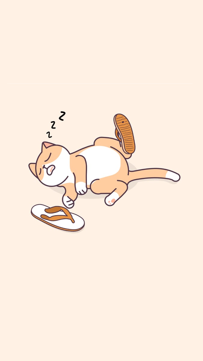 image for [GET FREE] Wallpaper Cat Sleep button