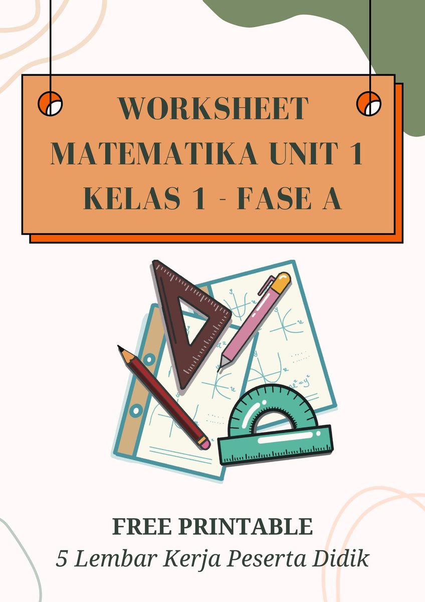 image for Worksheet / LKPD Matematika Unit 1 Gratis button