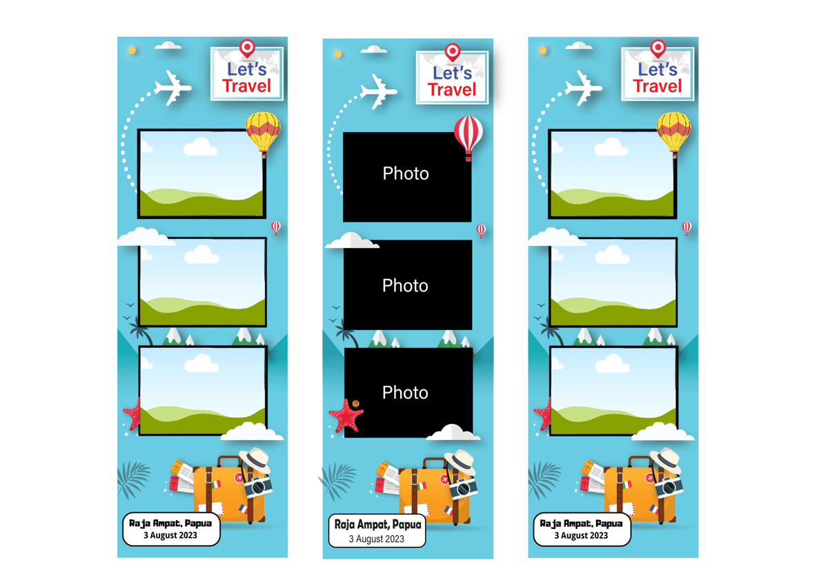 image for Free Template Photobooth 2R (Siap Pakai & Edit)  button