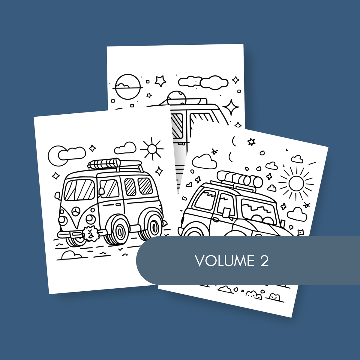 image for 24 Printable Mewarnai (Coloring) Kendaraan Volume 2 button