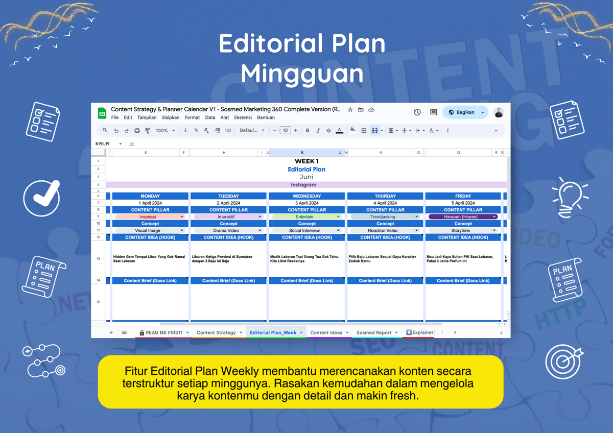Image for Social Media & Content Planner #JagoNgonten