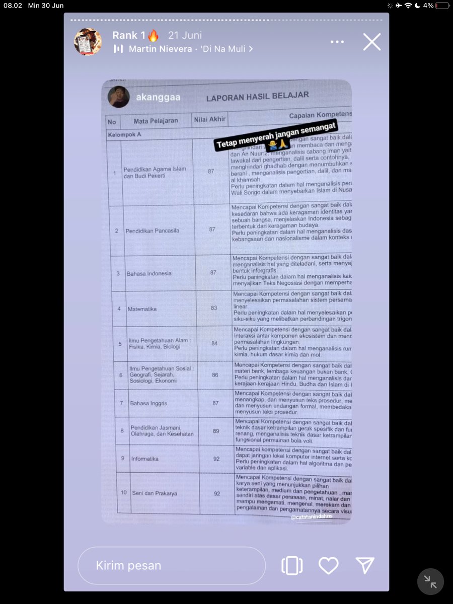 Image for FOTO KORBAN KECANDUAN BELAJAR PAKE "CATATAN INDAH" (GESER GAMBAR/CEK HIGHLIGHT IG CATATANINDAHNS BAGIAN "RANK 1"