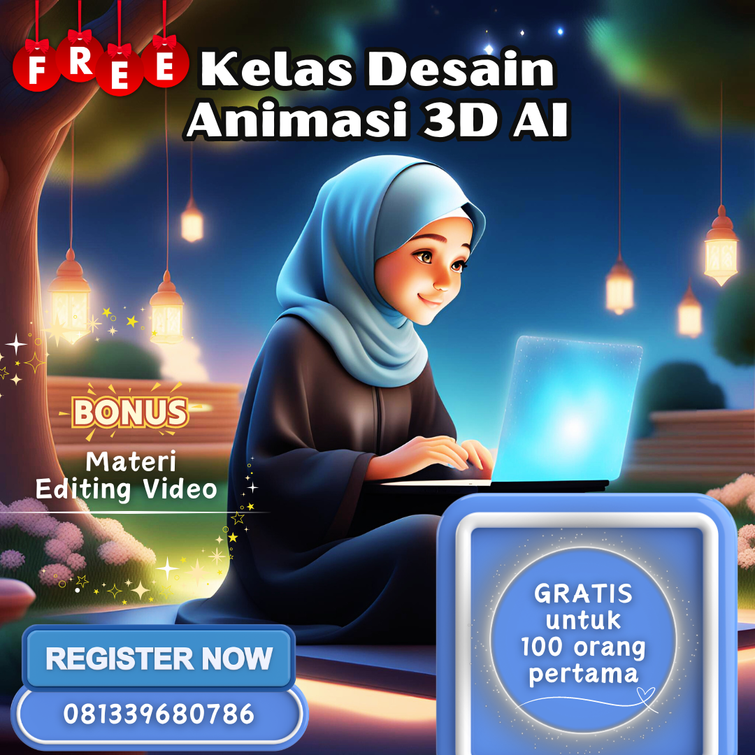 image for Ikut yuk kelas desain Animasi AI dan editing video button