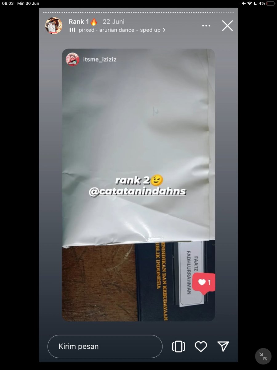 Image for FOTO KORBAN KECANDUAN BELAJAR PAKE "CATATAN INDAH" (GESER GAMBAR/CEK HIGHLIGHT IG CATATANINDAHNS BAGIAN "RANK 1"