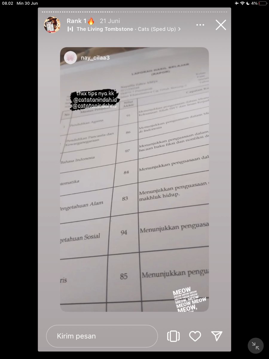 Image for FOTO KORBAN KECANDUAN BELAJAR PAKE "CATATAN INDAH" (GESER GAMBAR/CEK HIGHLIGHT IG CATATANINDAHNS BAGIAN "RANK 1"