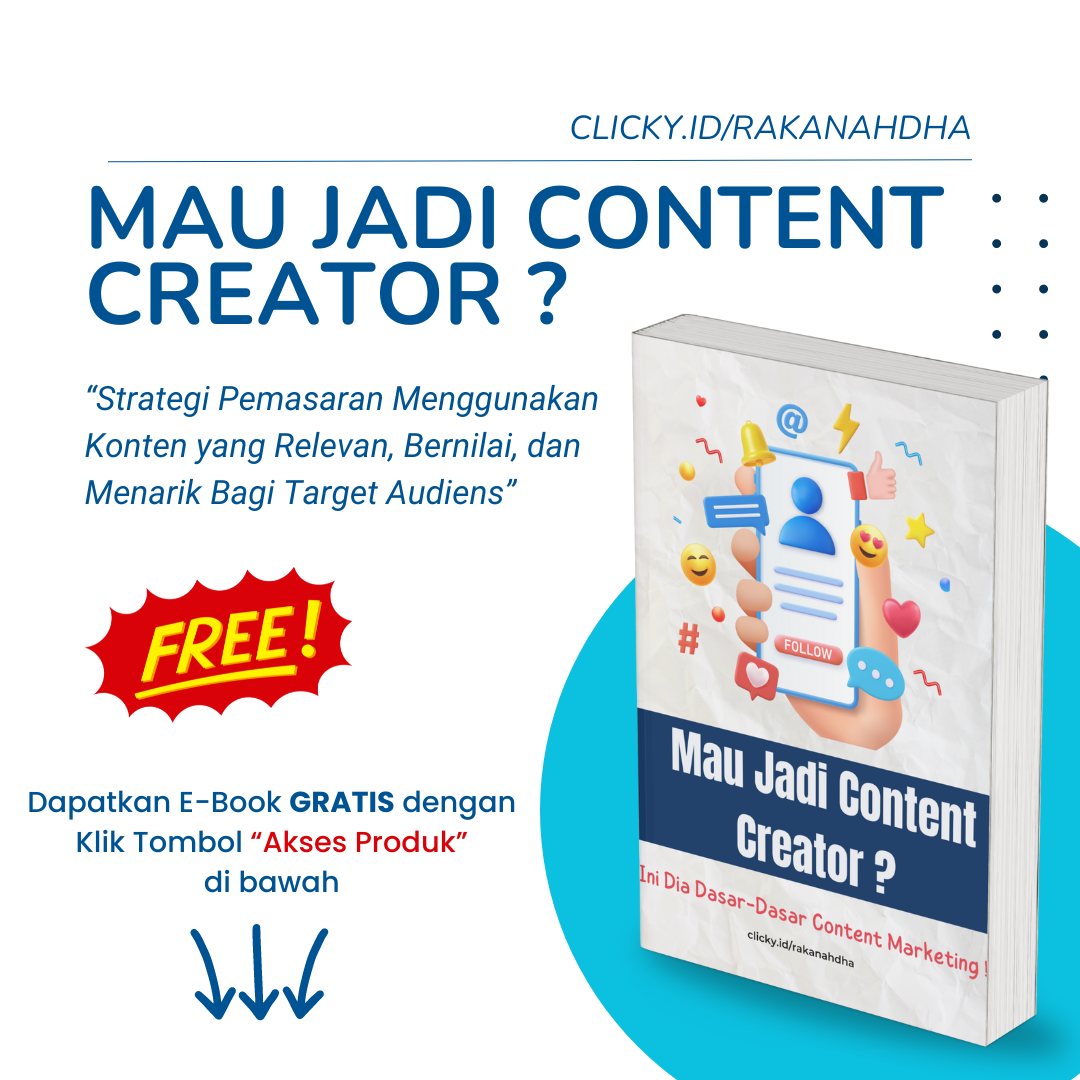 image for Gratis - Mau Jadi Konten Kreator? : ini dia dasar dasar content marketing button