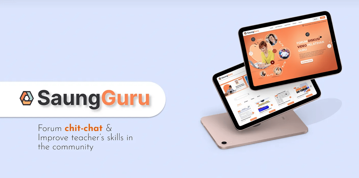 image for SaungGuru — Enabling Teachers To Collaborate Online: UI UX Case Study button