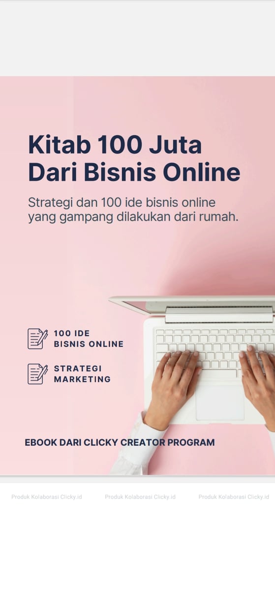 image for Ebook 100 Juta dari Bisnis Online button